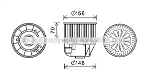 AVA QUALITY COOLING fd8631 -  Электродвигатель, вентиляция салона